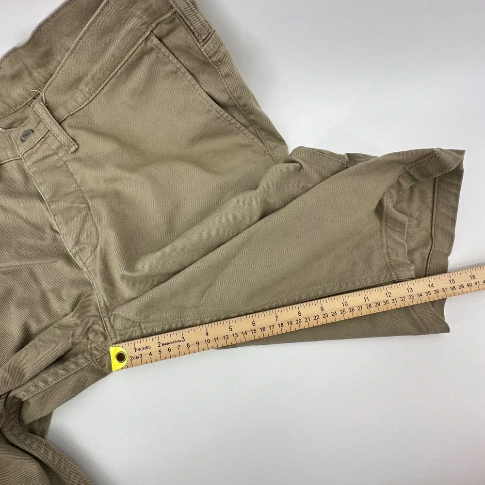Levis 511 Slim Fit Chino Shorts Mens W38 Tan‎ Khaki Button Fly 22666-0001